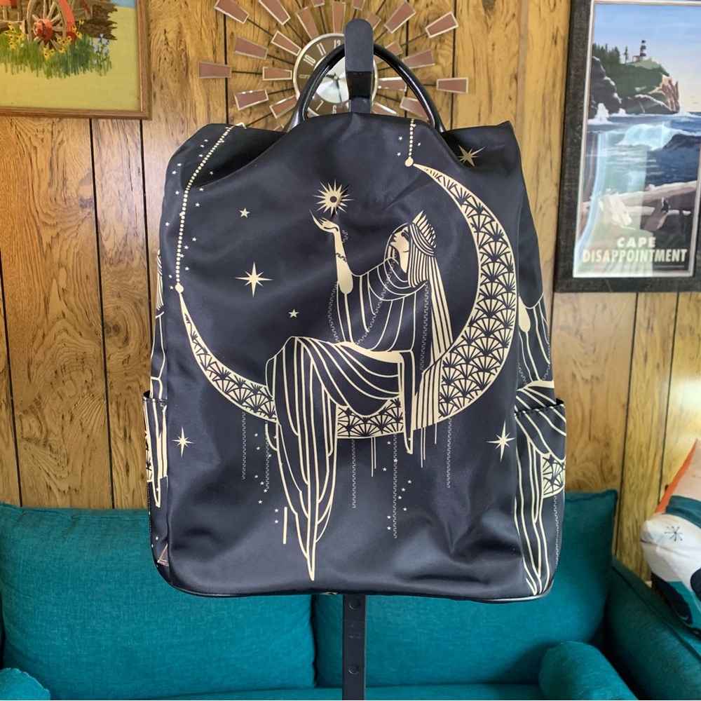 Magical Art Deco Theme Anti-Theft Style Backpack NWOT - Picture 7 of 10